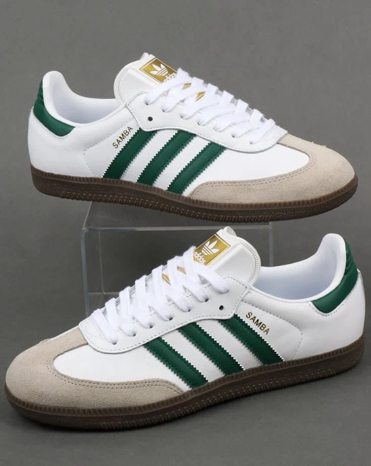 Adidas Samba OG Green Adidas sneaker in white / green