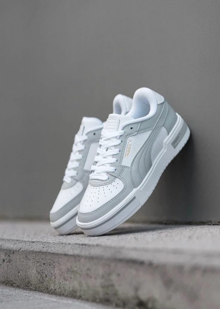 Puma Palermo Concrete Puma sneaker in white / grey