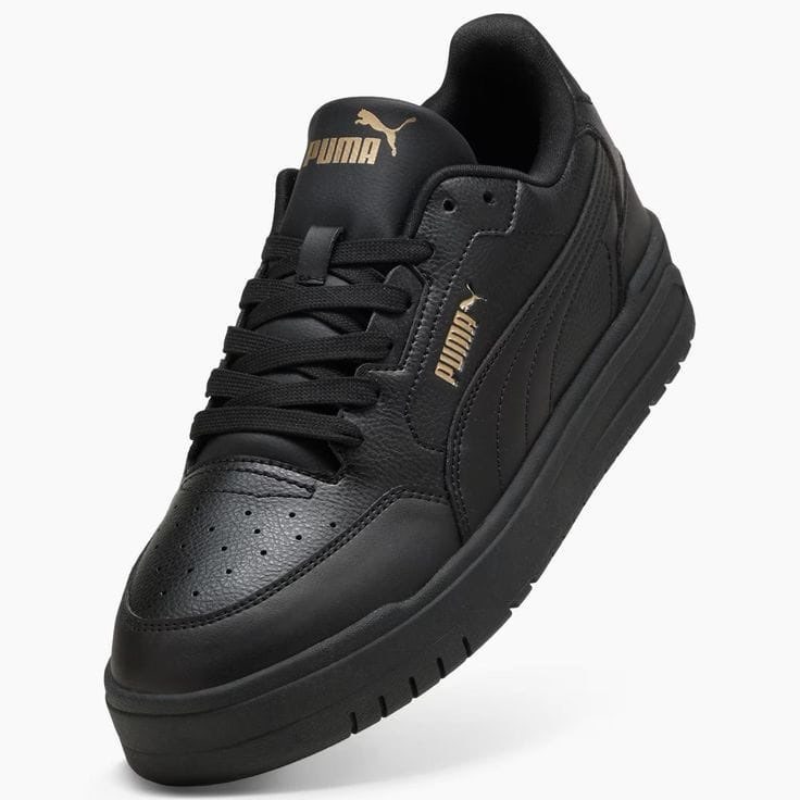 Puma Suede Gold Puma sneaker in black / gold