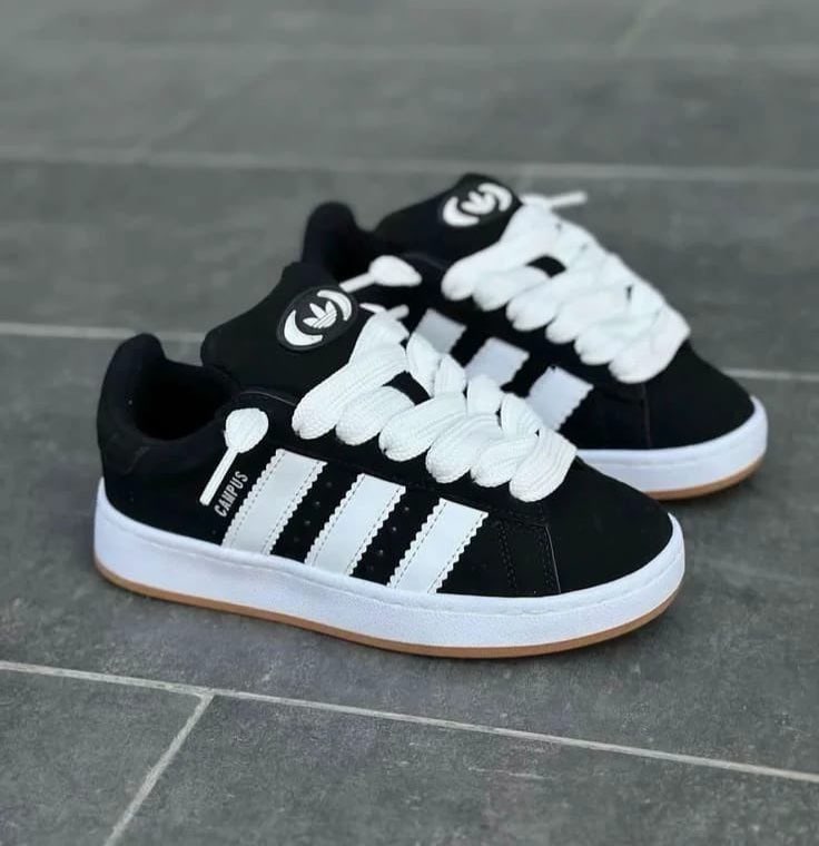 Adidas Campus 00s Black Adidas sneaker in black / white / gum