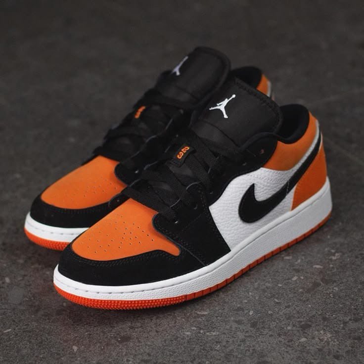 Air Jordan 1 Low Shattered Backboard Jordan sneaker in orange / black / white