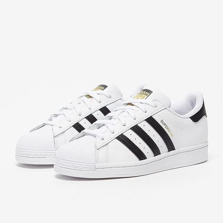 Adidas Superstar Gold Foil Adidas sneaker in white / black / gold