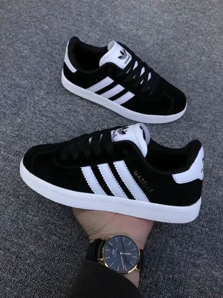 Adidas Gazelle Bold Black Adidas sneaker in black / white